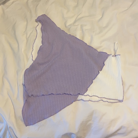 one shoulder crop top - Picture 2 of 3